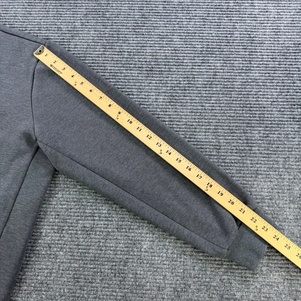 Polo Ralph Lauren Mens XL Gray Quarter Snap Mock Neck Pullover Sweatshirt Golf